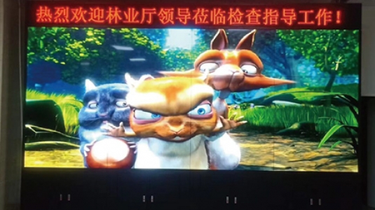 浙江紹興某政府機關液晶拼接屏